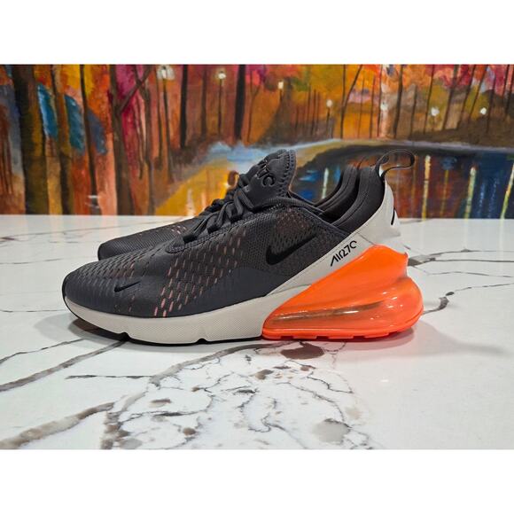 Nike Air Max 270 Total Orange Desert Sand Size 10 Men\'s Running AH8050-024 New main image 5